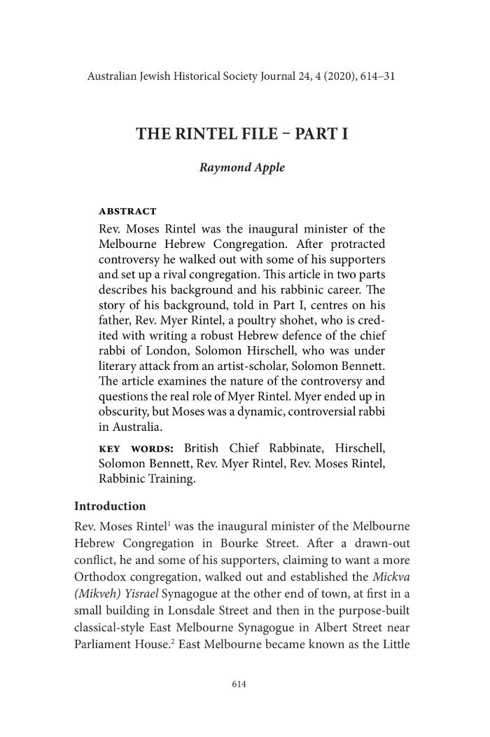 The Rintel File-Part 1