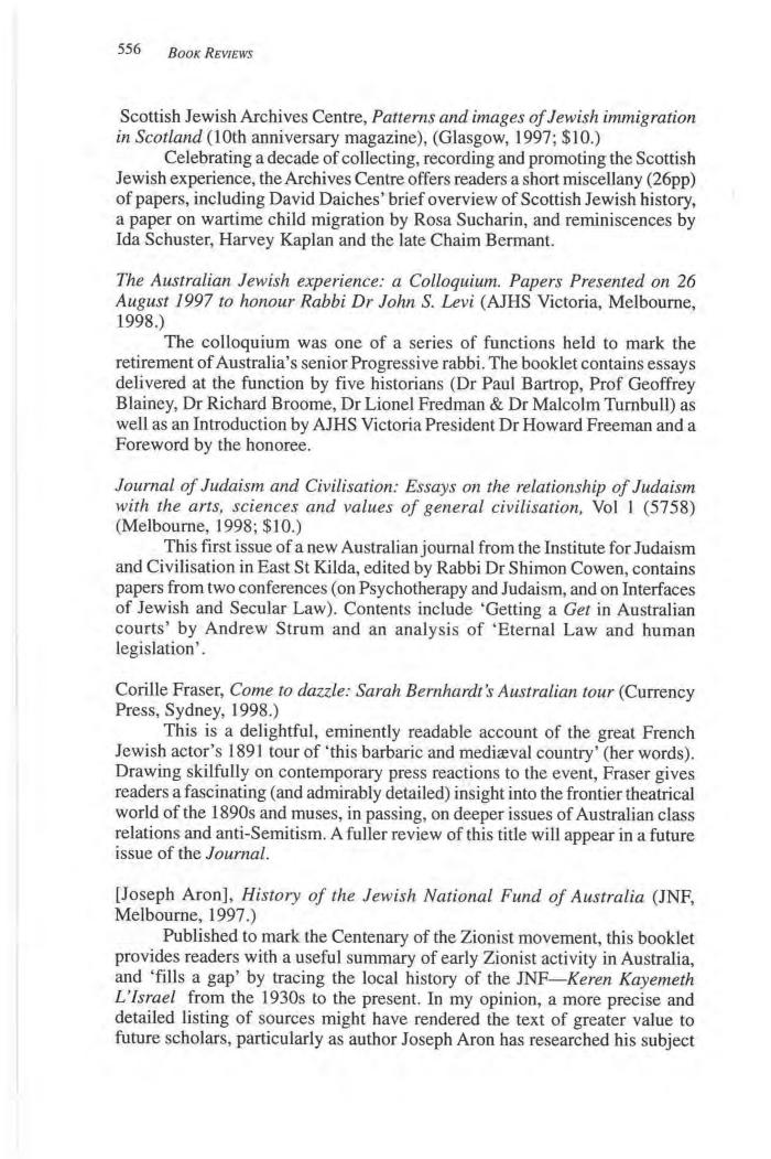 History of the Jewish National Fund of Australia