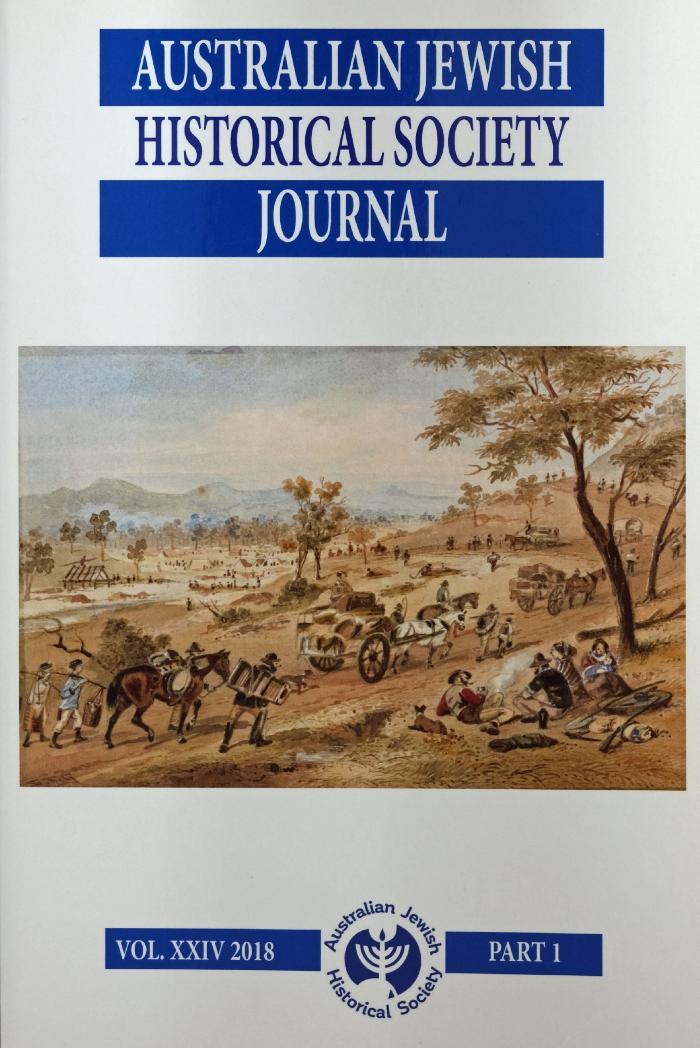 Australian Jewish Historical Society Journal, 24, 1 (2018)