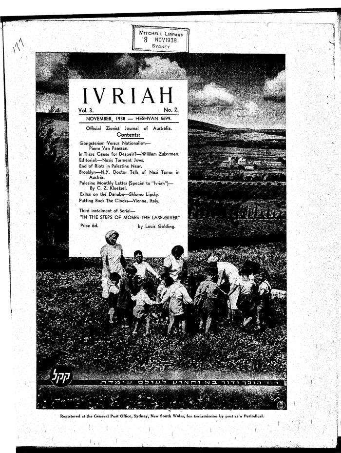 Ivriah, 3, 2, November 1938