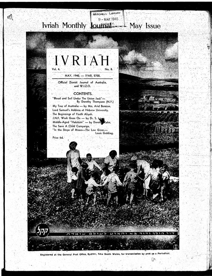 Ivriah, 4, 8, May 1940