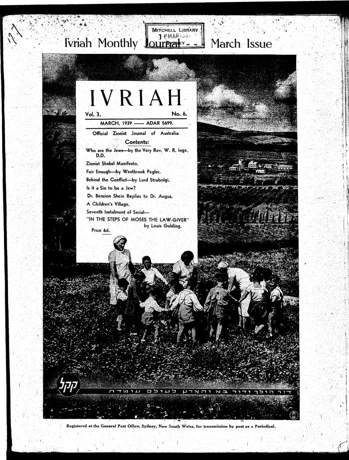 Ivriah, 3, 6, March 1939