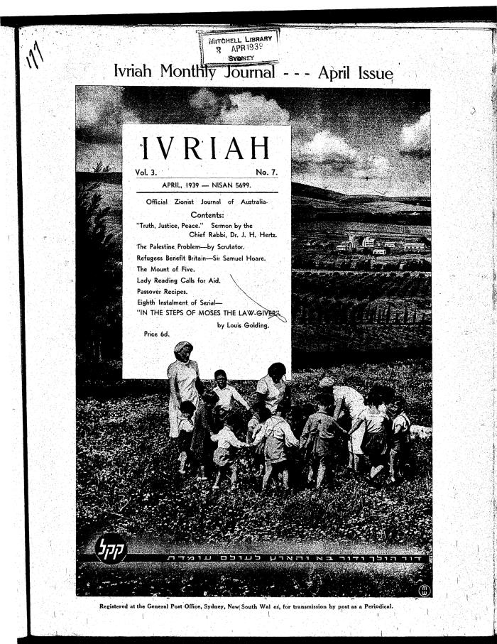 Ivriah, 3, 7, April 1939