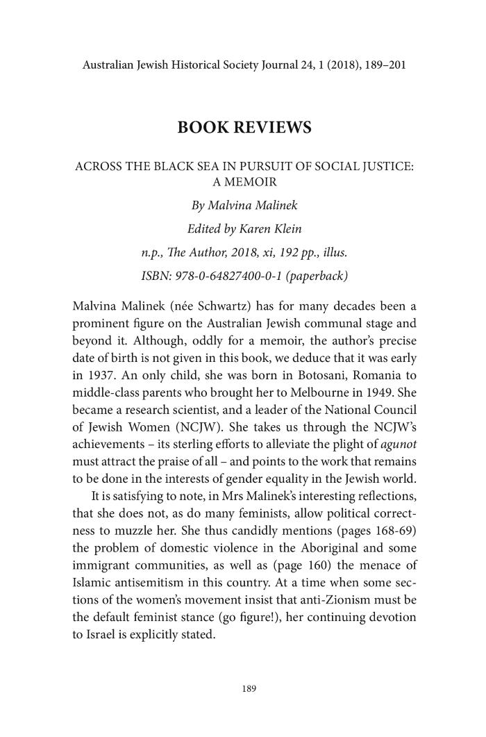 Book Review: Across the Black Sea in Pursuit of Social Justice: A Memoir