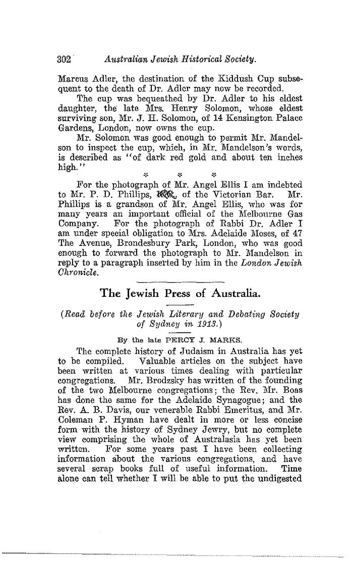 The Jewish press of Australia