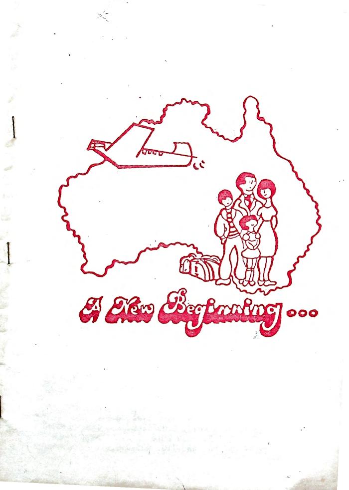 Silver Jubilee Year 1965 entitiled A New Beginning ... is a booklet intended for new immigrants to S …