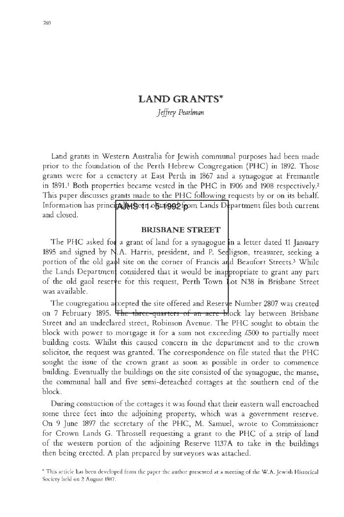 Land grants