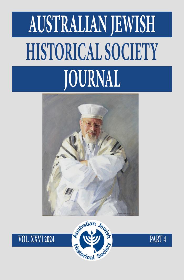 Australian Jewish Historical Society Journal, 26, 4 (2024)