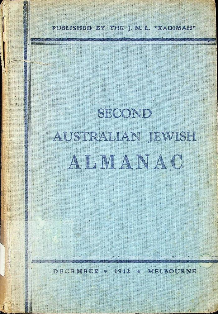 Second Australian-Jewish Almanac