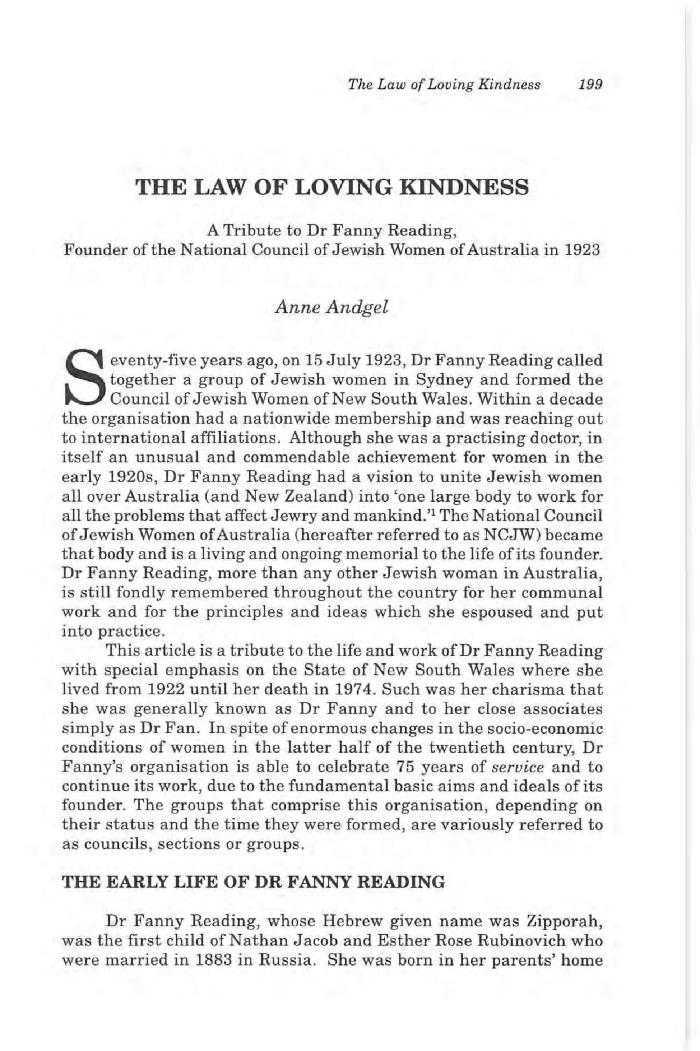 The law of loving kindness